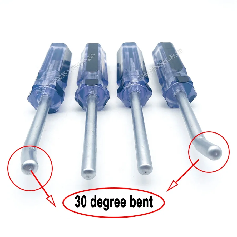 Customized CRV Round Head Screwdriver 8.0X80mm Ball point screwdriver