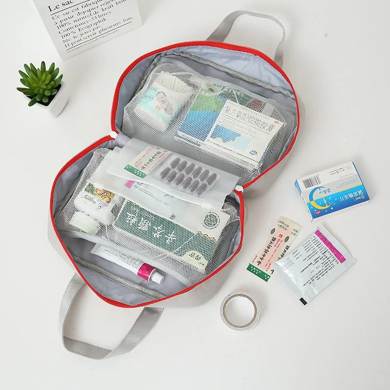 Medicine Emergency Pack Portable First-aid kits Bag First Aid Kits outside Lightweight Medicine Storage Bag for Family children