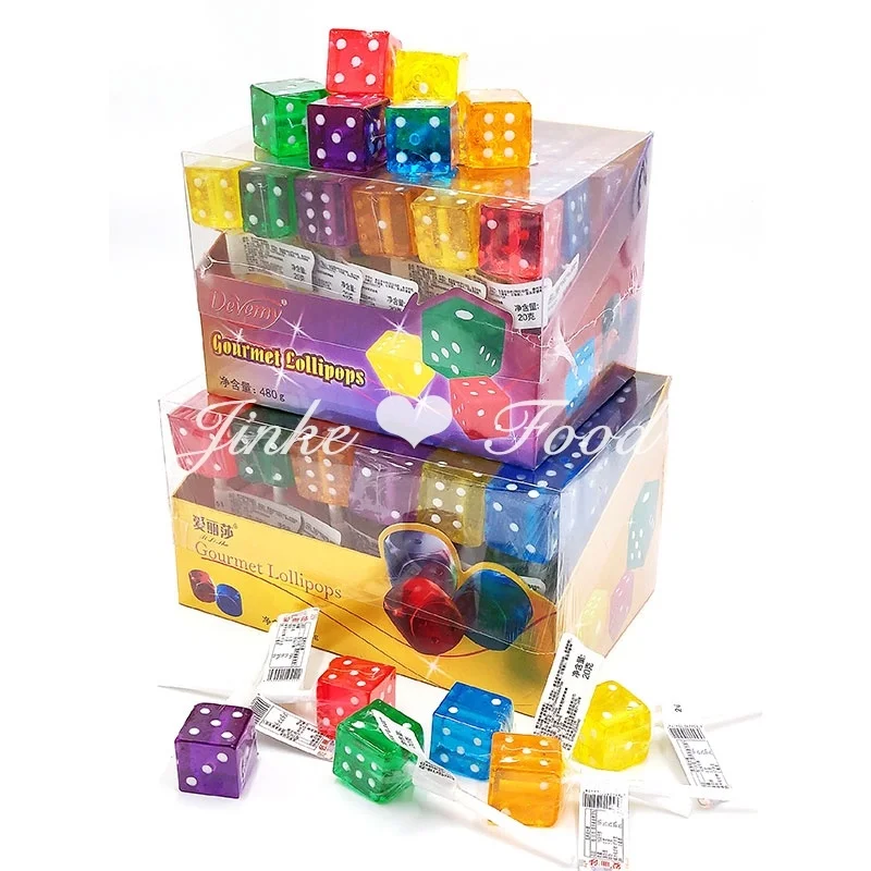 Not zhongshan Baijiashang twenty-four gourmet dice lollipop candy