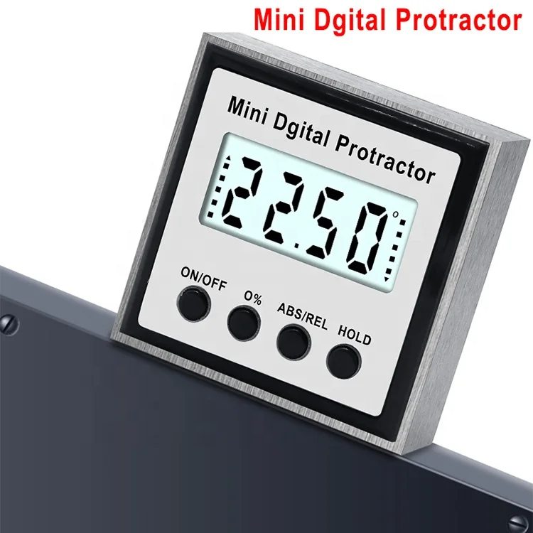 Electronic Protractor Digital Inclinometer 0-360 Angle Gauge Meter Measuring tool