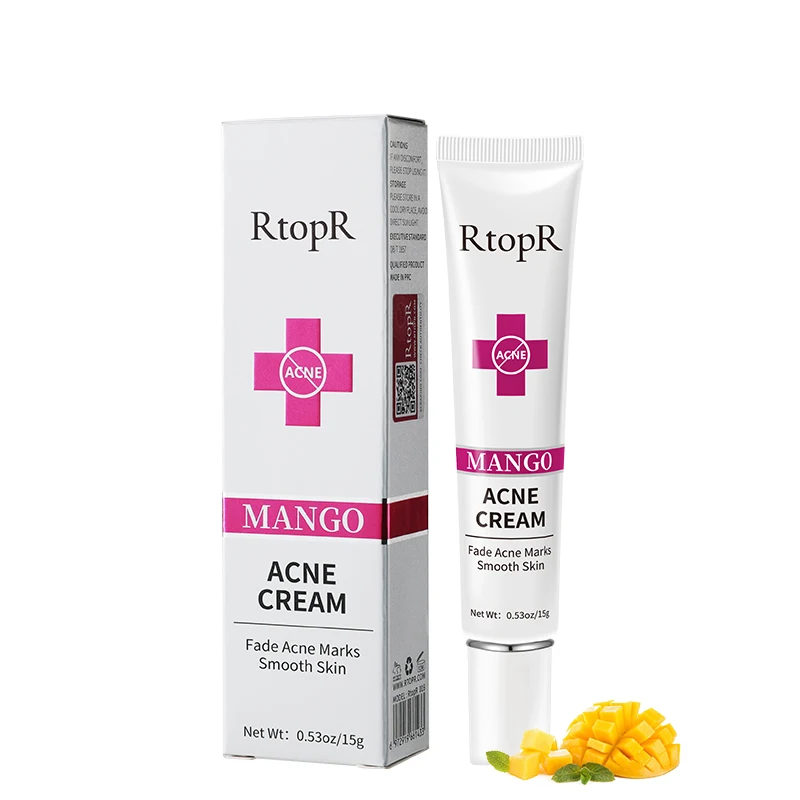 OEM RtopR Acne Treatment Face Cream Acne Remover Creams Gel Oil Control Shrink Pores Scar Removal Anti Acne Cream Skin Care