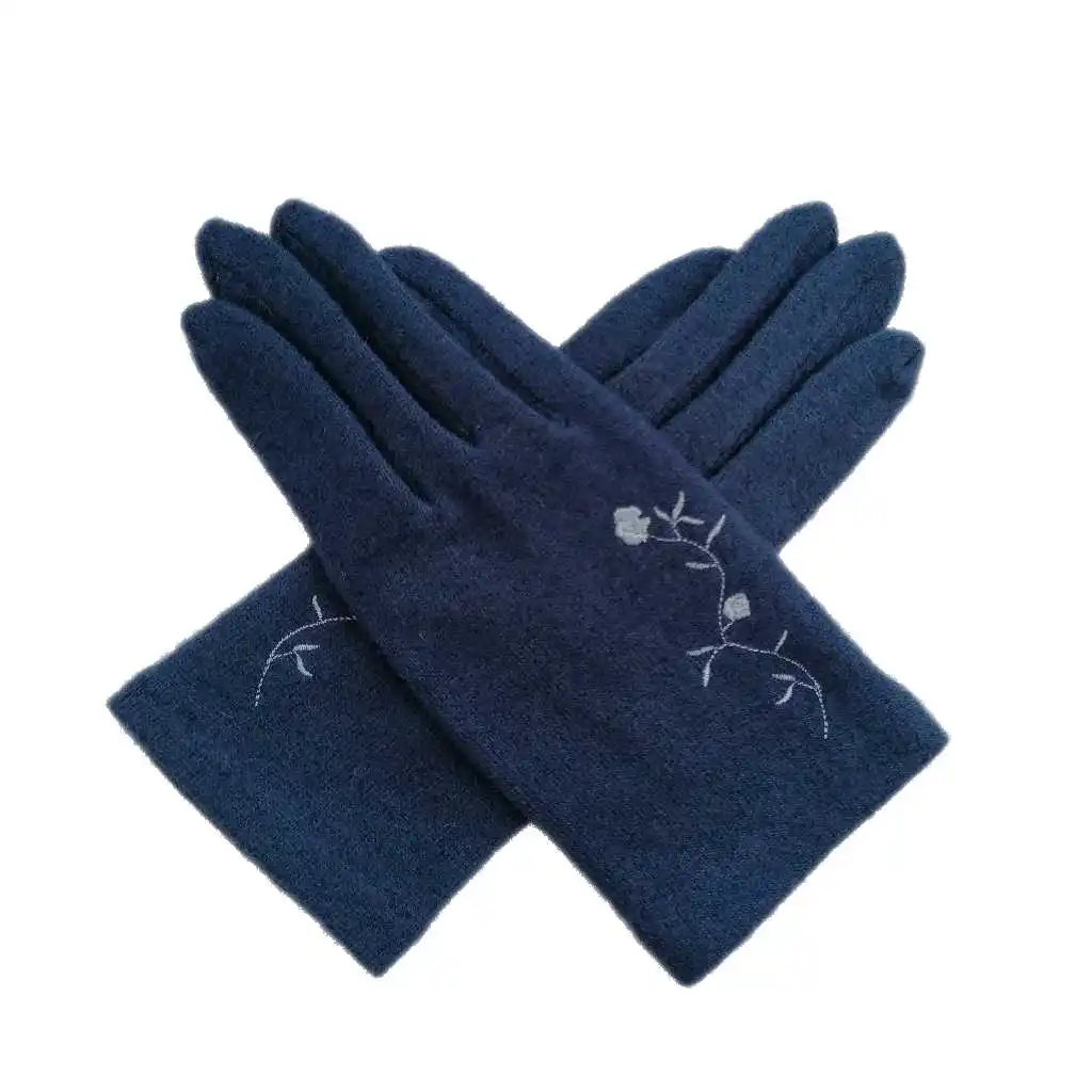 
Hot wholesale winter women girls wrist warmer cute knitting gloves 