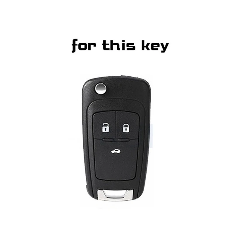 For Chevrolet Cruze 2013 Fit For Buick Opel VAUXHALL Astra Corsa Antara Meriva Insignia Silicone Car Key Case Cover