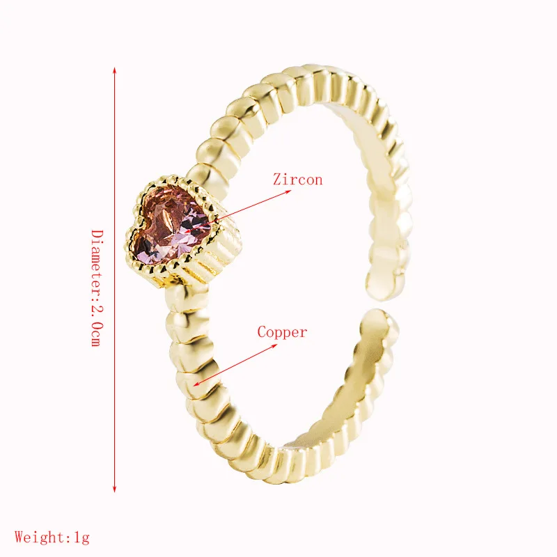 Sapphire emerald amethyst ruby ring jewelry women 18 k 18k gold plated ring red green diamond ring with pink stone for women men