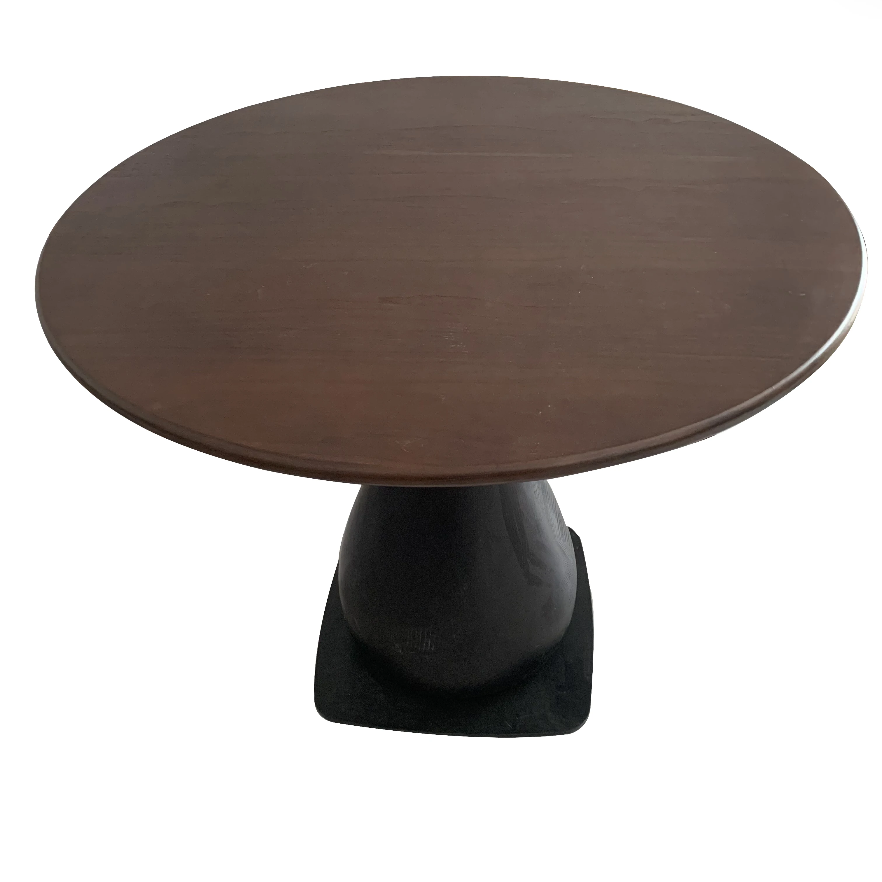 Nordic легкий роскошный круглый домашний кофейный магазин из массива дерева стол