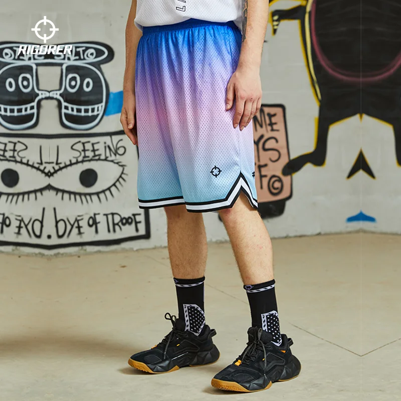 Breathable and Quick Drying Sports Wear Polyester Basketball Shorts For Men