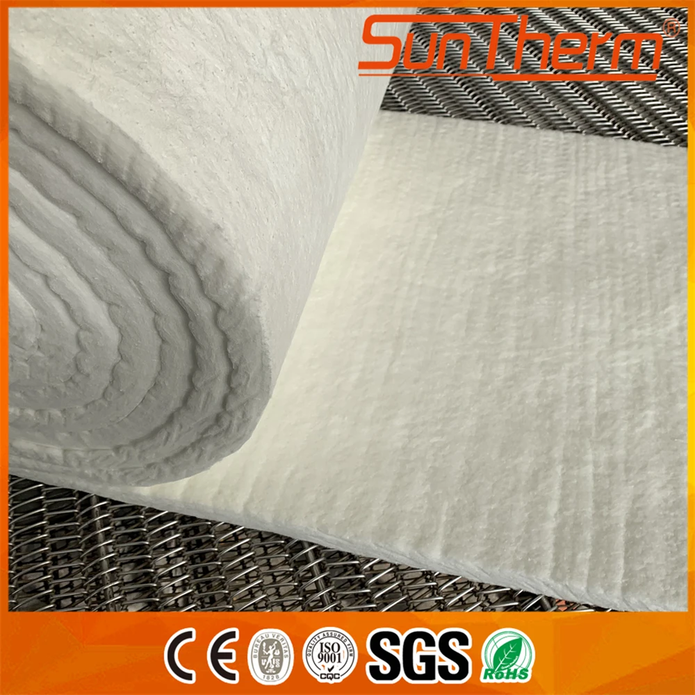 Фабричное теплоизоляционное покрывало из керамического волокна 1260C, покрывало из керамического волокна