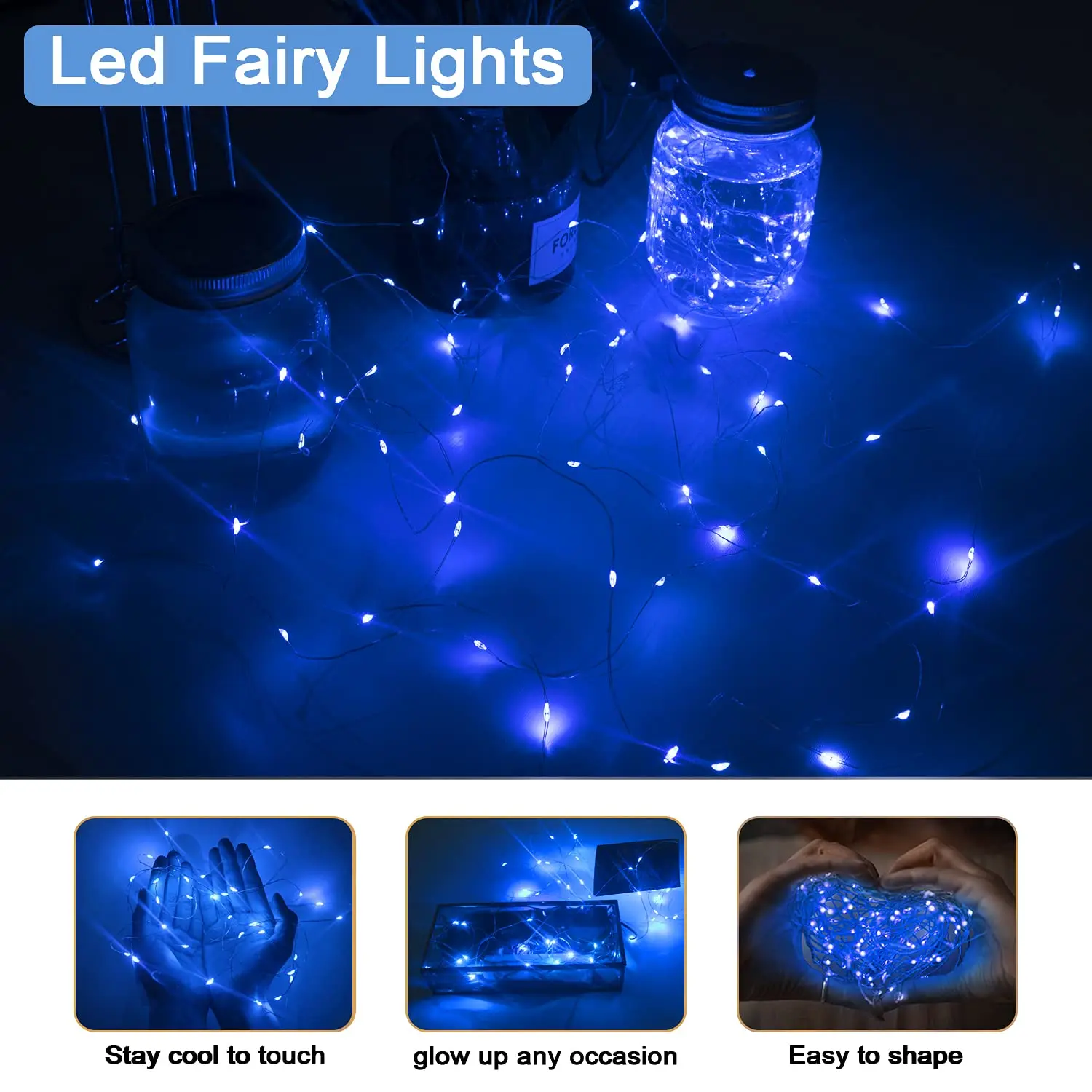 China Wholesale Led Copper Wire Battery Decorative Lighting Led Twinkle Fairy Lights String