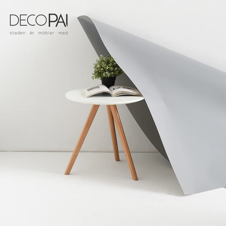 Nordic tea table furniture modern creative small round tea bedside table sofa corner table