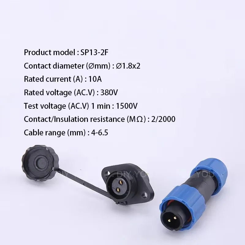 IP68 авиационный штекер SP13 1 2 3 4 5 6 7-контактный Кабельный разъем и Фланцевый Тип водонепроницаемый DIY YOU
