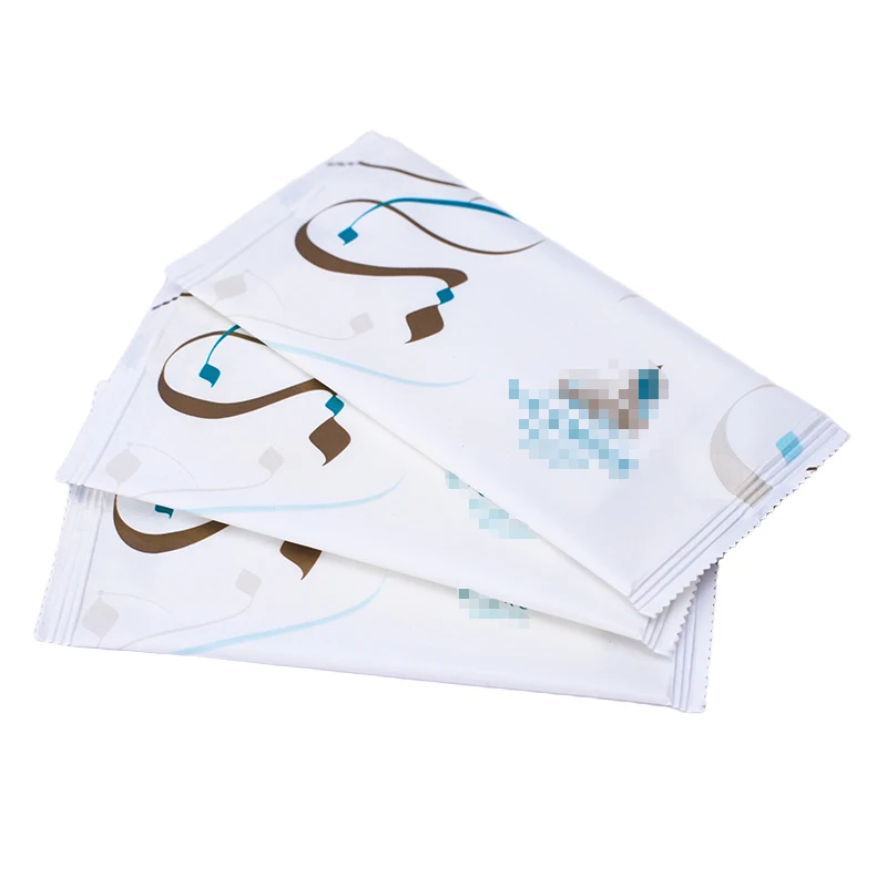 Wholesale Individually Warp Wet Towel Portable Disposable Cleaning Restaurant Airline Wet Wipes
