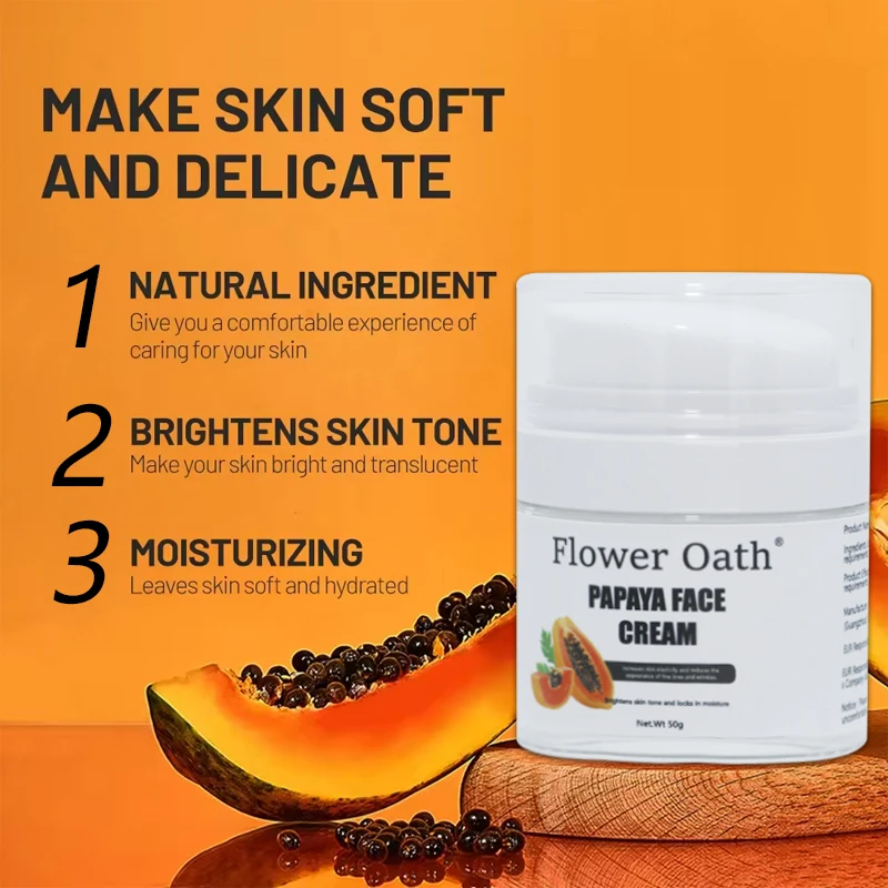 Best Skin Whitening Face Cream With Papaya Organic Whitening Moisturizing Anti Freckle Day And Night Cream