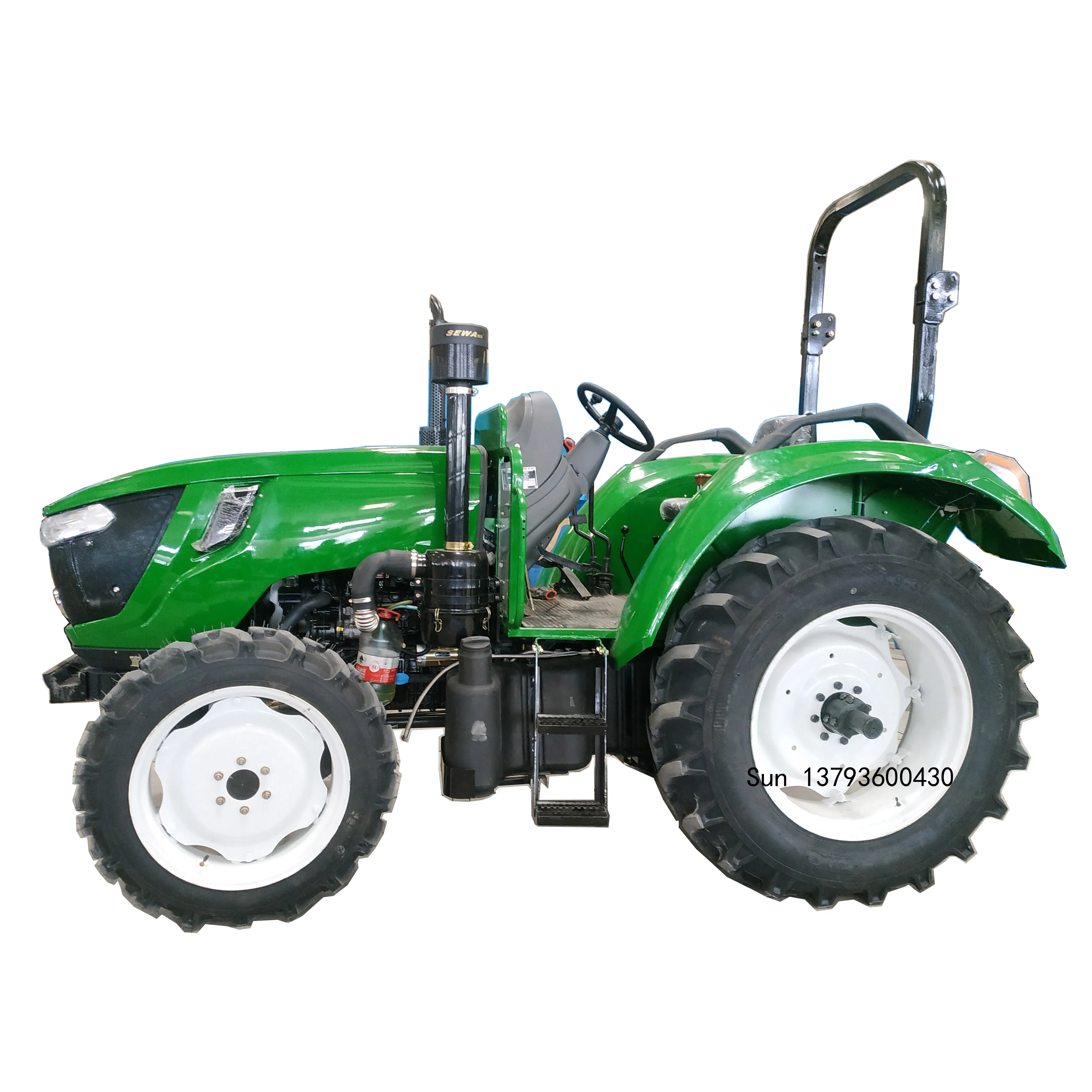 chinese farming equipment agricultural 80HP tractors 4 wheel drive