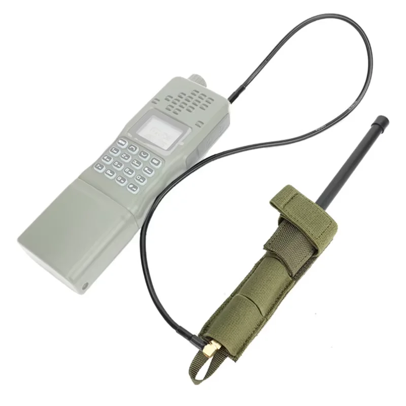 Тактическая система радиоантенны для перемещения кабеля MOLLE Pouch модульный жилет ремень сумка держатель для PRC152/148 MBITR Walkie Talkie