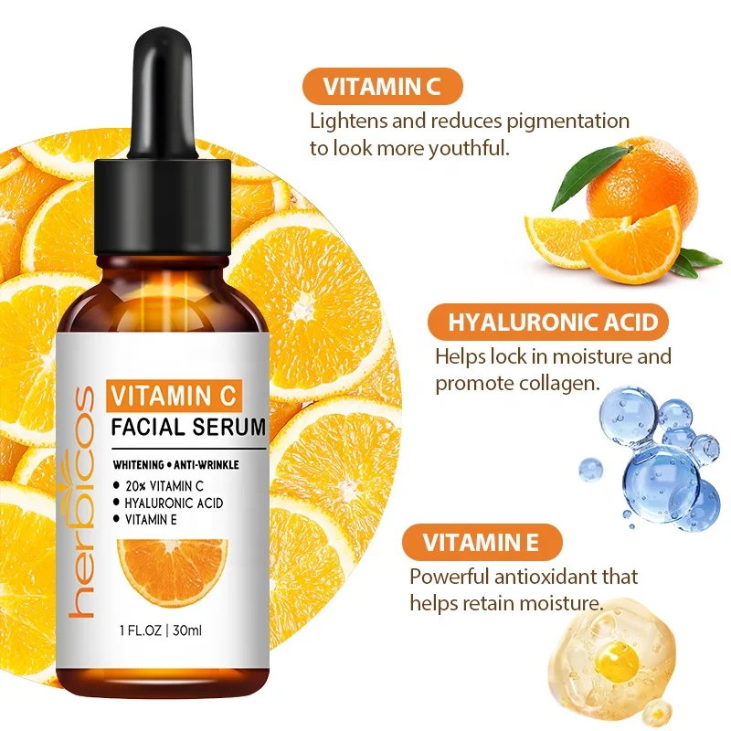 Nature Remove Wrinkle Firming Lifting Niacinamide Vitamin C Face Serum Skin Care For Brightening