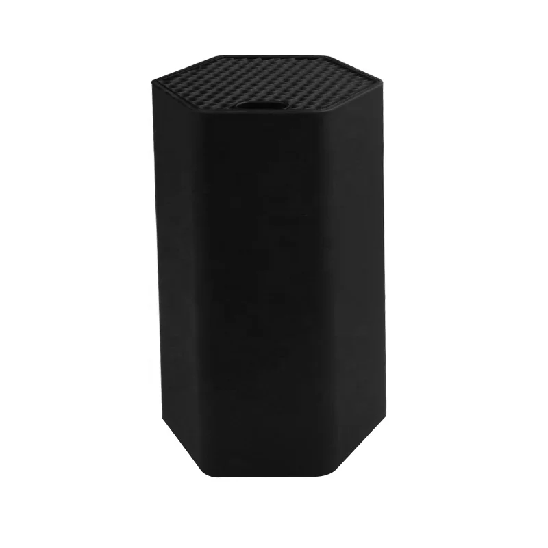 Hot selling kitchen storage plastic kitchen knife holder organizer pp knife stand