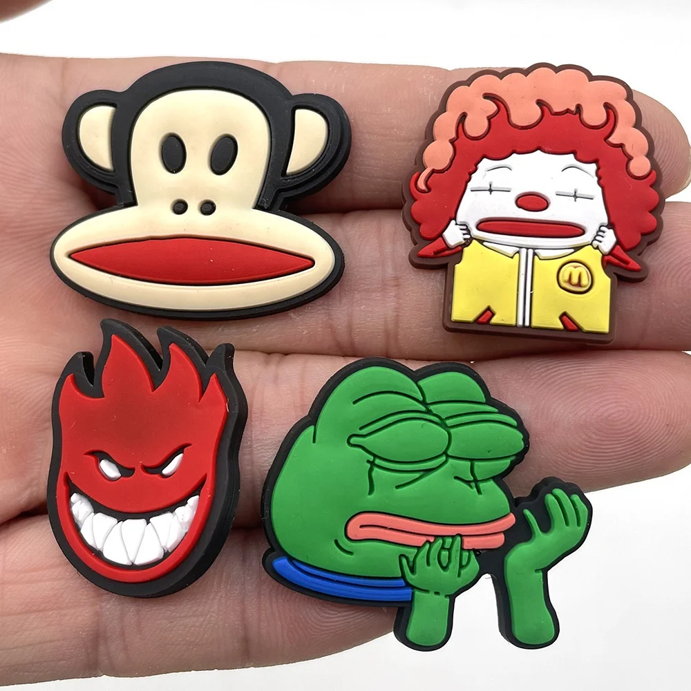 Новое поступление 2022, классические Мультяшные Подвески Croc, оптовая продажа, пользовательские мексиканские подвески для обуви, пользовательские украшения для обуви Clog Croc из ПВХ, подвески