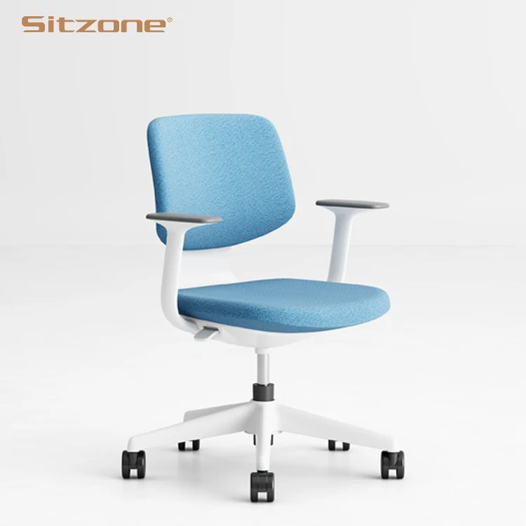 Color custom contrast color high elastic padded back small mesh office chair conference chair mesh swivel chair