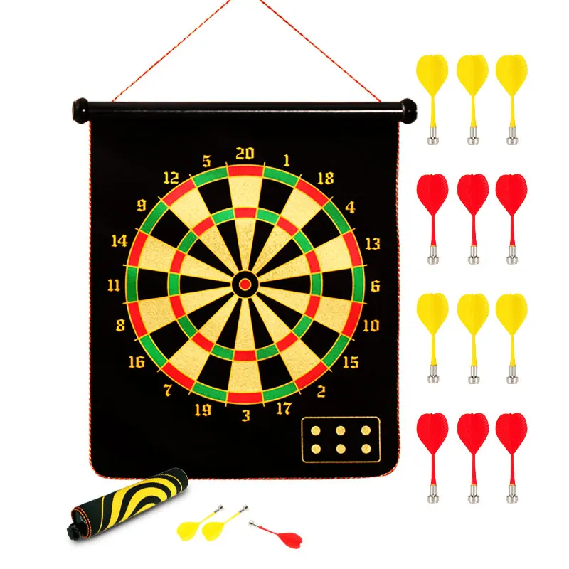 Magnetic Velvet Cloth Wholesale Price For Kids Game Dart Board Soft Tip With Stand