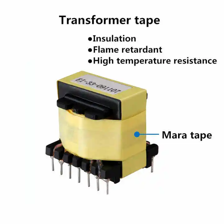 Mylar Masking Tape Flame Retardant Heat-resistant Polyester Acrylic Adhesive Tape Colorful Pet Insulation Mara Tape