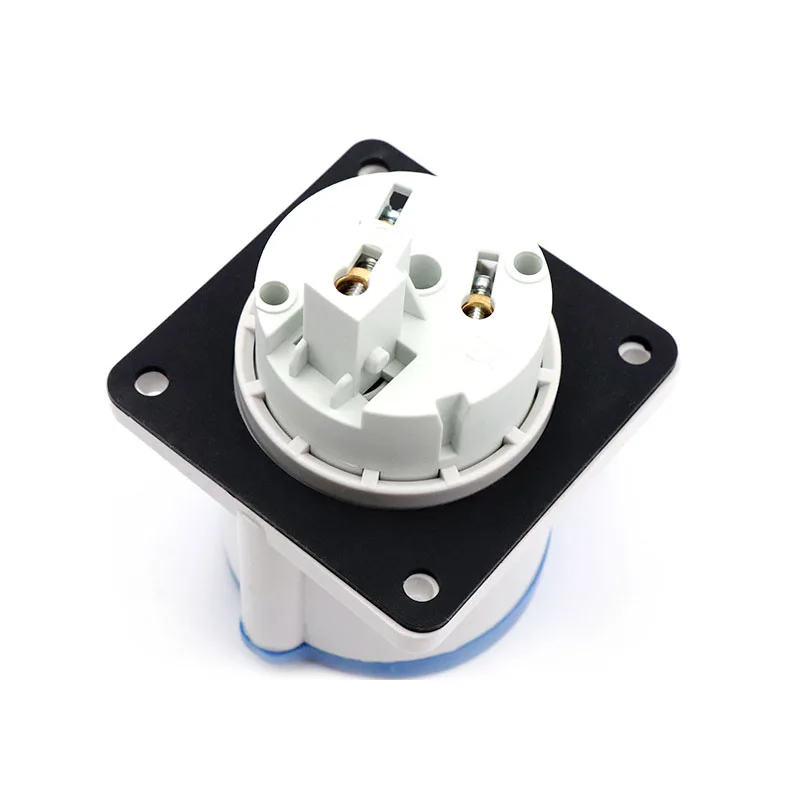 European standard socket waterproof outlet 63A 4P IP44 plug&socket EN/IEC industrial panel mounted socket industrial
