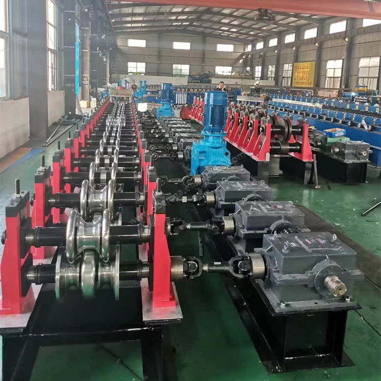 Automatic 2mm-4mm Thickness 310mm Width 2 Waves 3 Waves Highway Road Crash Barrier Guardrail Roll Forming Machine Price