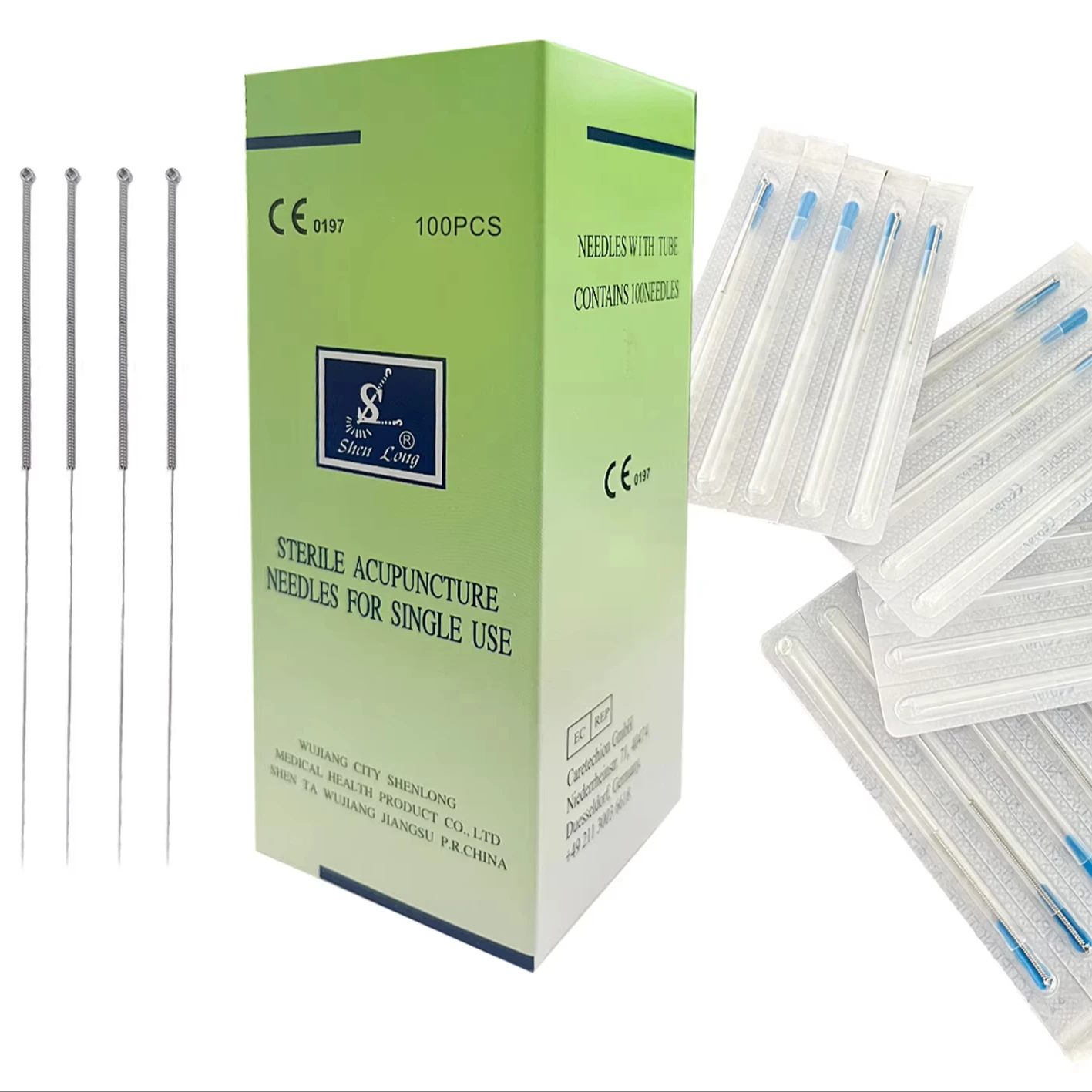 100 шт., китайские иглы для иглоукалывания