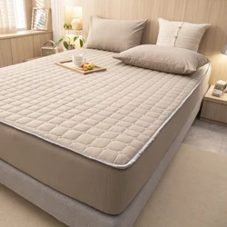 hotel bed covers king size duvet bedding set Quilted bed sheet printing design mattress protective cover fixed