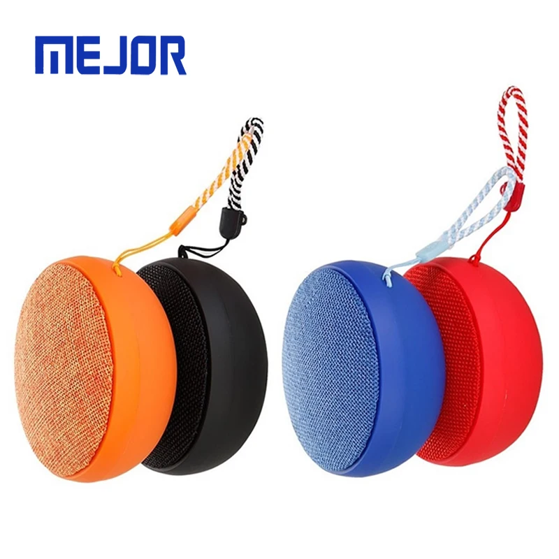 Circle USB Car music Orador Q9 Fabric style mini stereo Q10 portable round wireless mini speaker