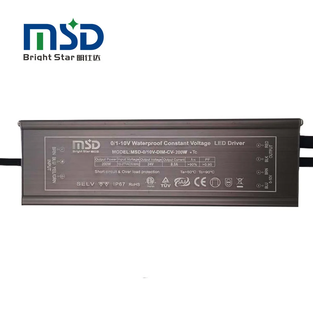 dali ip65 dimmable waterproof led driver 100w 24v switching power supply  for led light