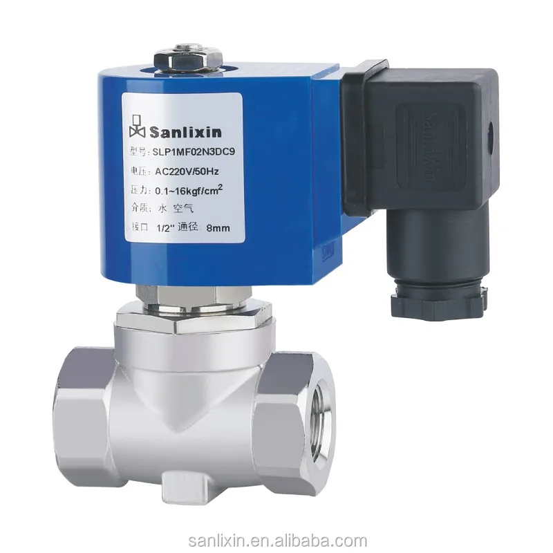 SLP small series 2/2-way pilot operated stainless steel solenoid valve