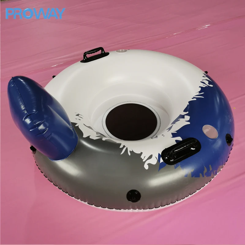 Custom Wheel Inflatable River Run 135 cm Diameter Float Ring Single Water Drifting Circle Mat Water Float Tube Pool