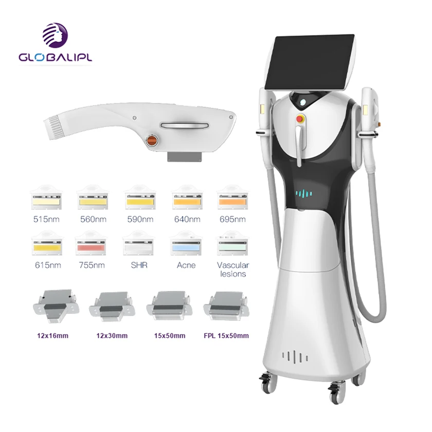 Professional high quality ipl 3 in 1 e-light hair remove machine