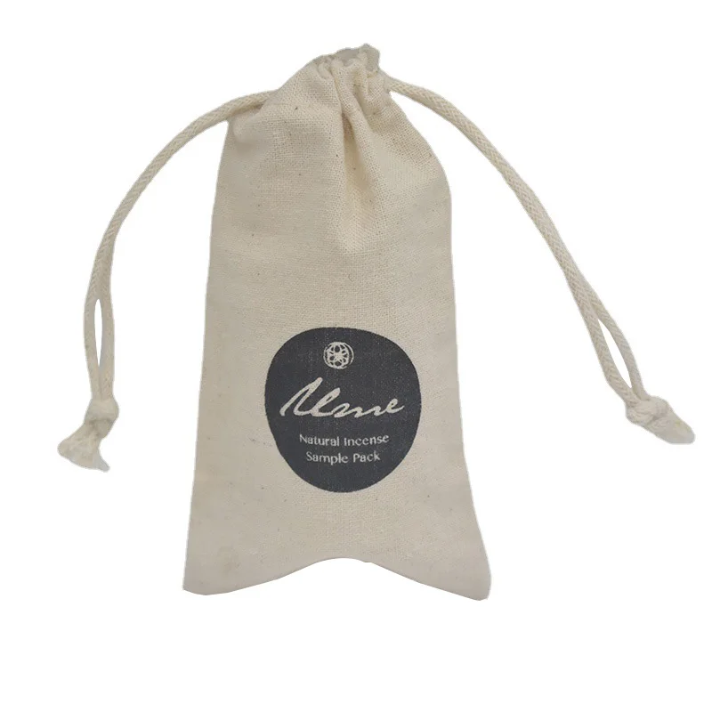 Customized Cotton Canvas Jewelry Bag Small Canvas Gift Jewelry Pouch