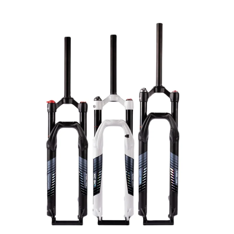 BLOOKE XC90 27.5 29 Bicycle Fork Wire Shoulder Control Magnesium Aluminum Alloy Air Pressure Suspension MTB Mountain Bike Fork