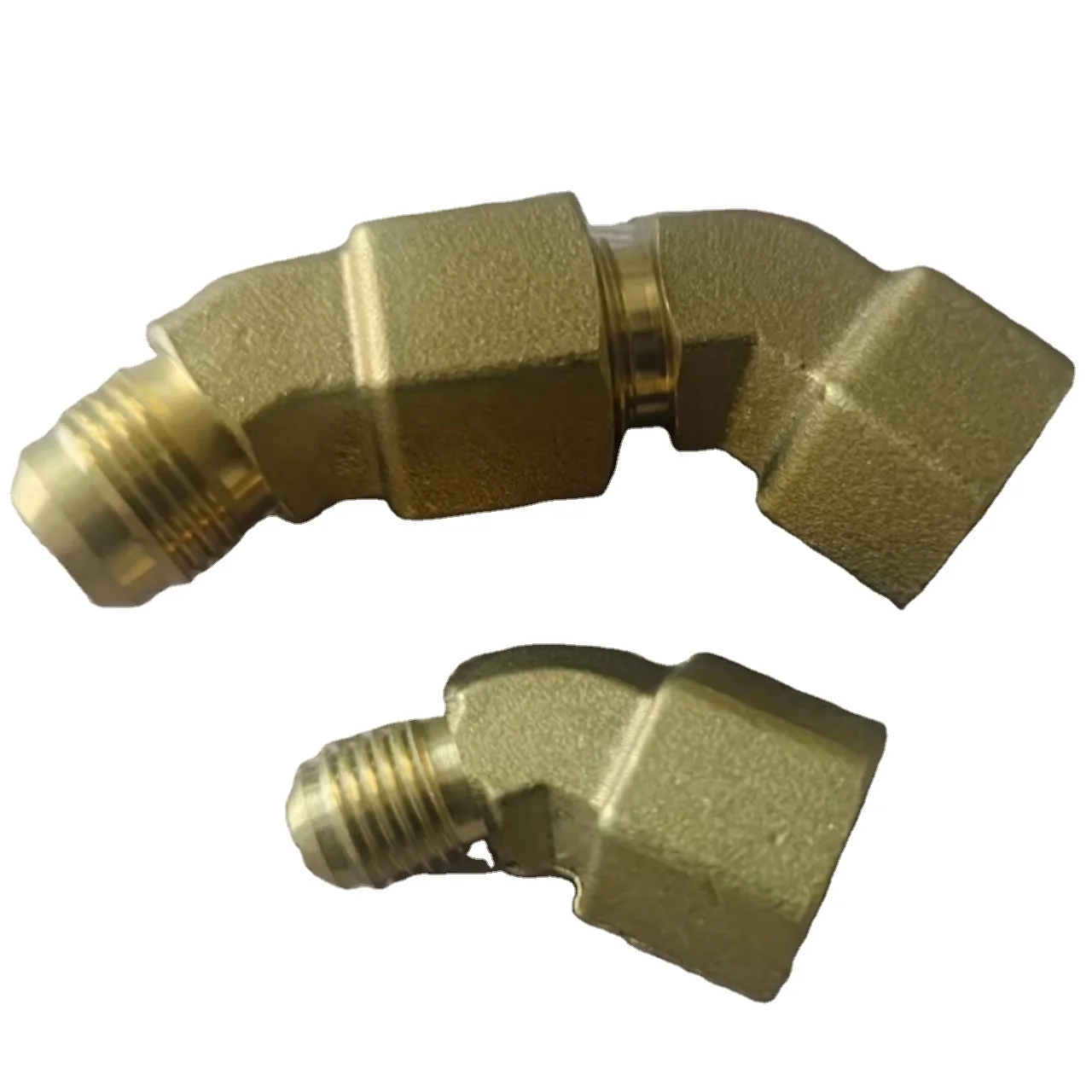 Brass USA Type 45 ° Flared Copper Elbow Plumbing Fittings 1/4 NPT Male And Female Joint