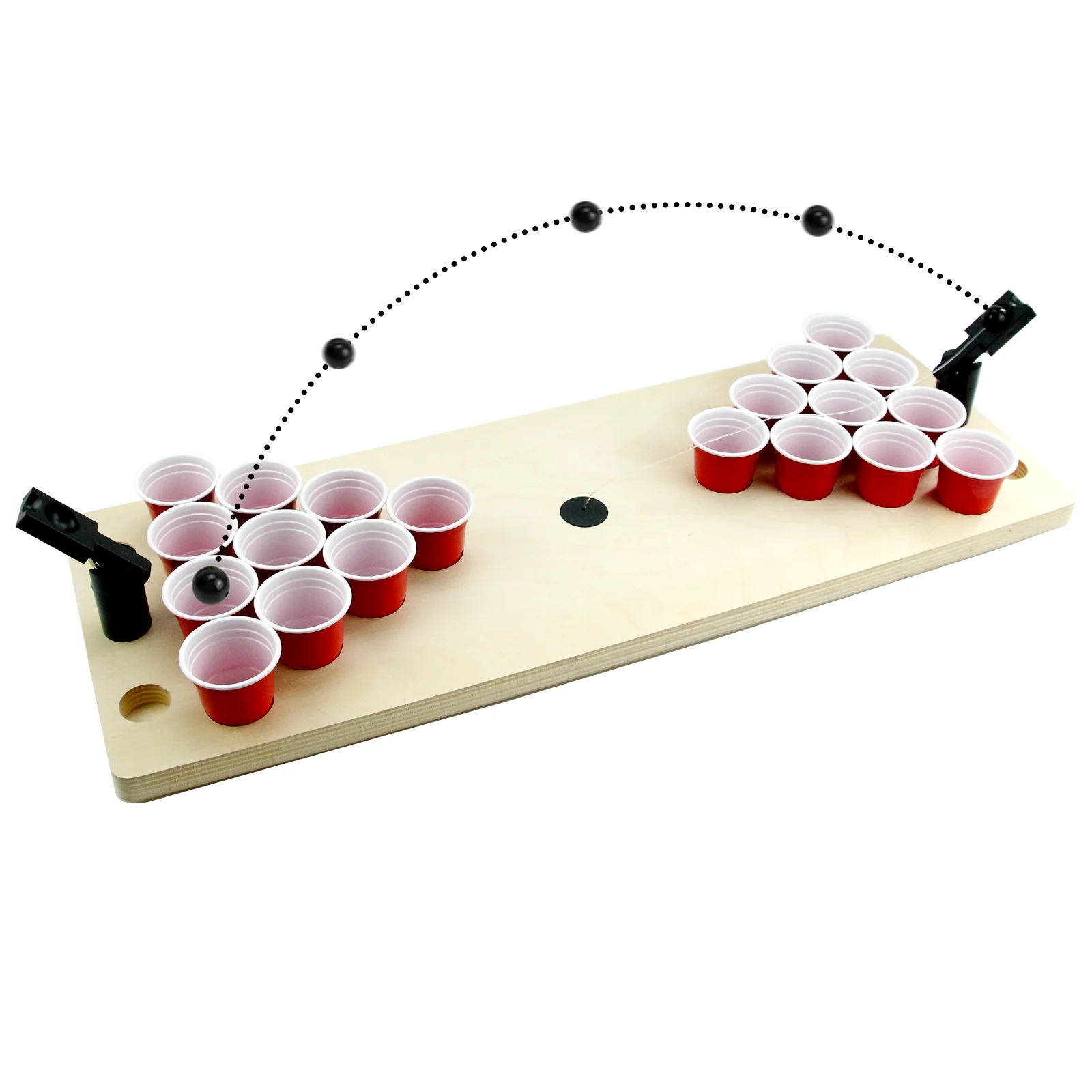 Party Wooden Mini Beer Pong Table MIni Beer Pong Shoot Ball Drinking Games With 22 Mini Beer Pong Cups