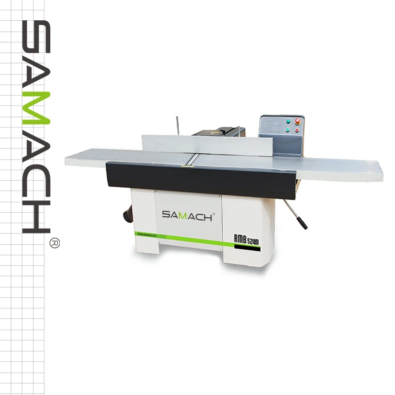 SAMACH Heavy Duty Single Side Woodworking Wood Jointer Planer Machine