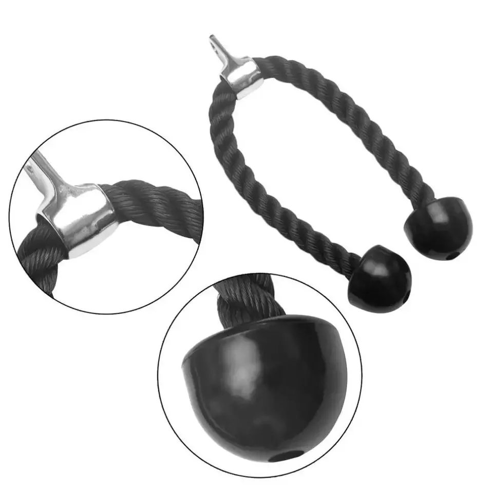 High Quality Triceps Rope Gym Handle Bar Lat Pull Down Up Bar for Multi Fitness Equipment Parts Accessories