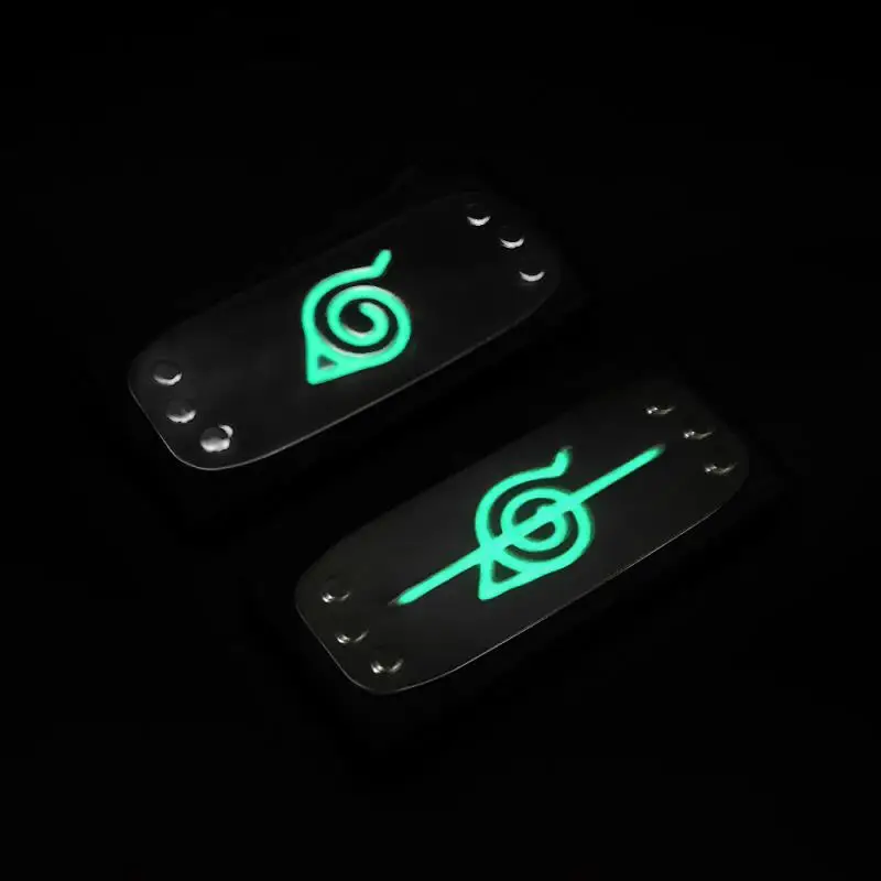 New Design Glowing Luminous Headbands Japanese Anime Kakashi Cosplay Accessories Naruto Headband
