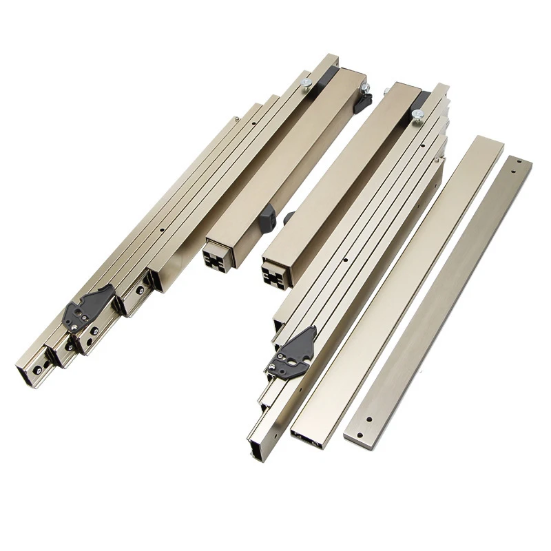 Multifunctional concealed dining table slide rail    foot folding dining table drawer   retractable rail hardware accessories