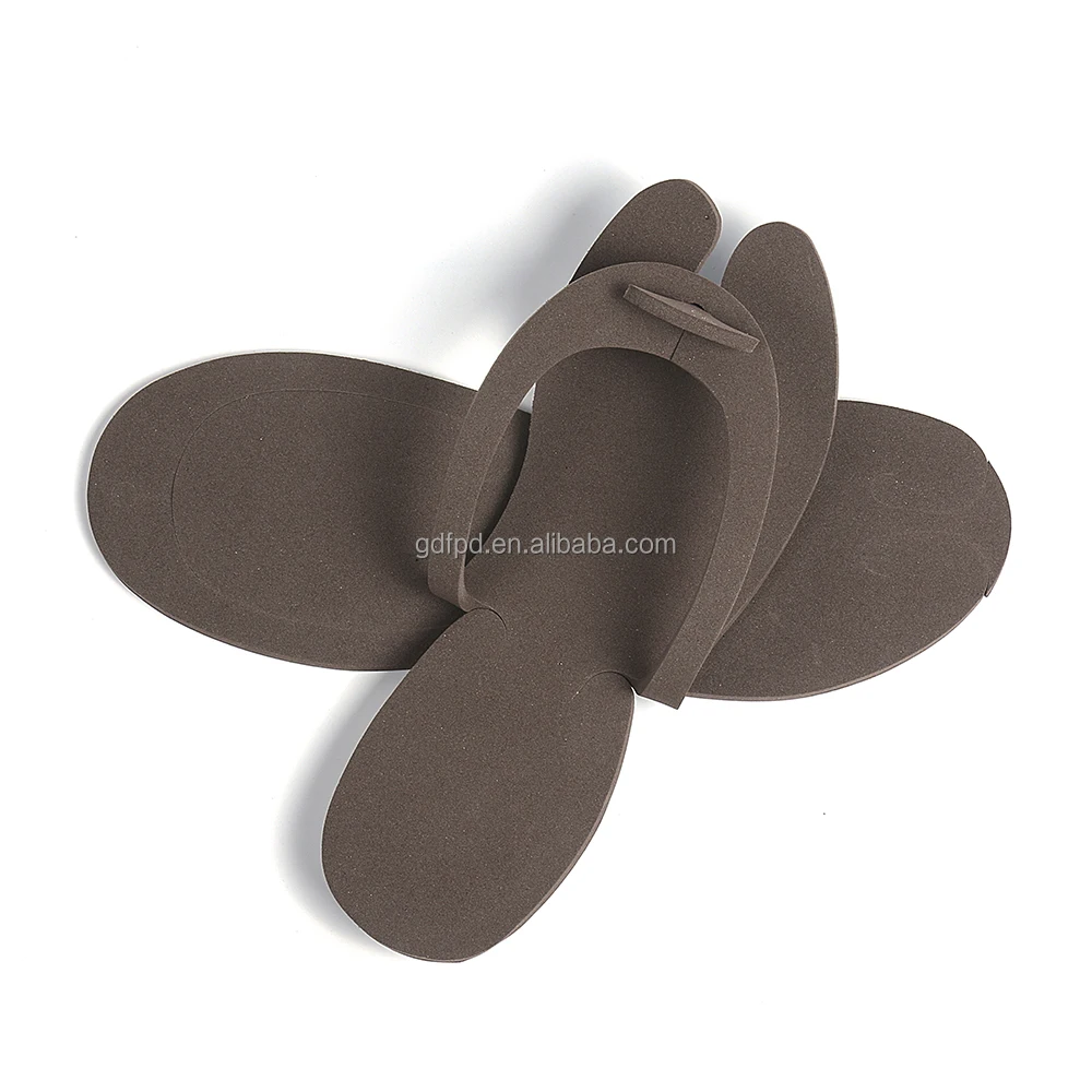 Custom Logo Disposable Pedicure Eva Foam Hotel Flip-flops Slipper for Nail Salon Day Spa