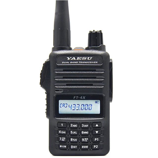 Doble banda UHF, VHF Radio de dos vias YAESU FT--4XR Walkie Talkie Radio Walkie Talkie 50km