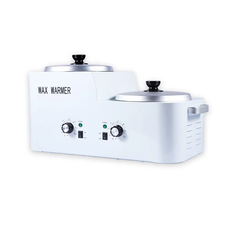 Depilatory Body Wax Warmer Kit Professional Metal Paraffin Double Wax Heater Pots