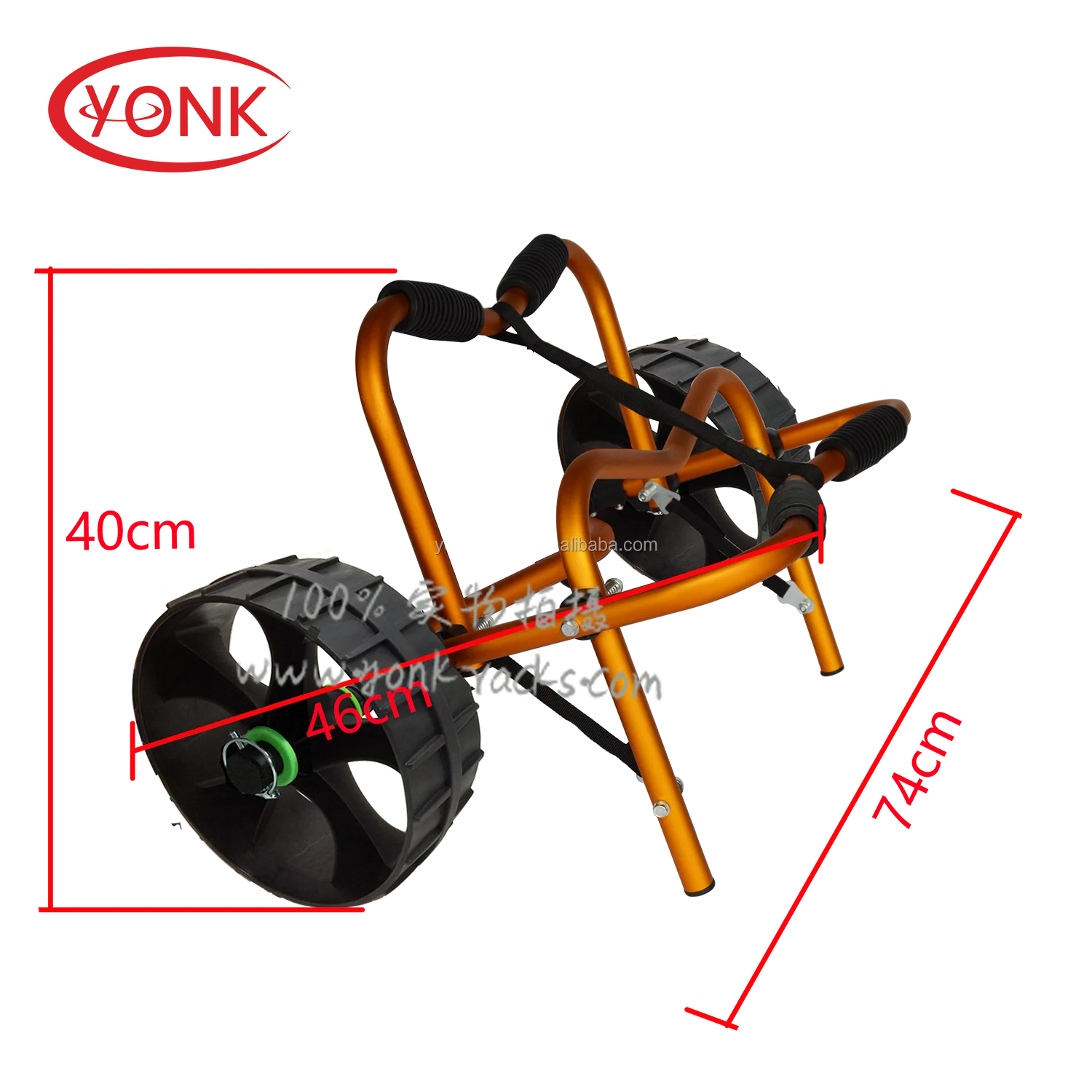 YONK  Aluminum Folding Kayak Cart Kayak Trolley Kayak Carrier  Y02004YT