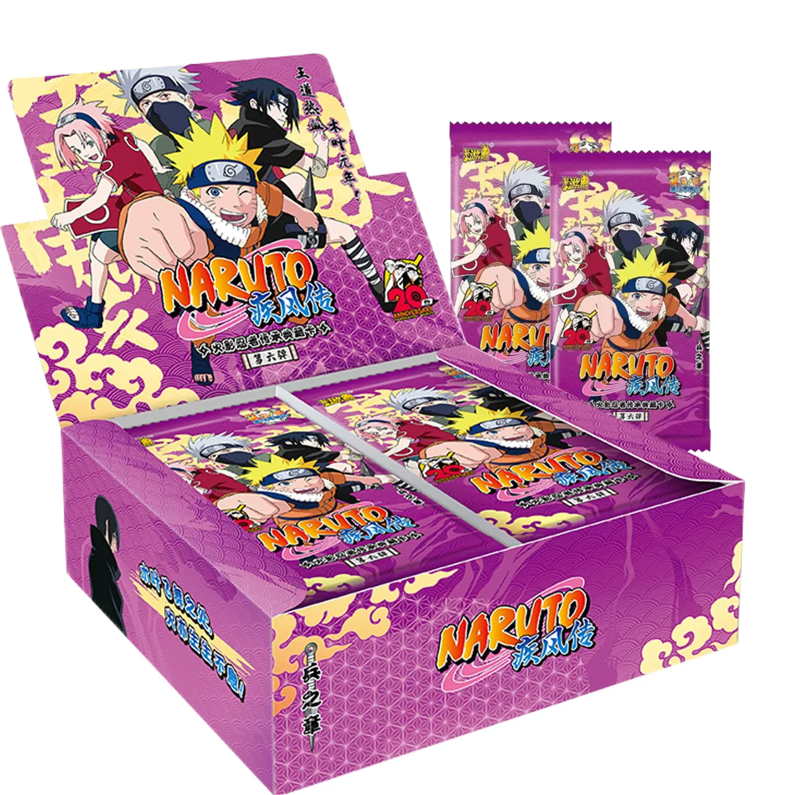 2023 Лидер продаж 36/48 коробка аниме WRLD NarutoNinja карты бустер коробка Kayou CCG TCG Коллекционная игральная торговая карта