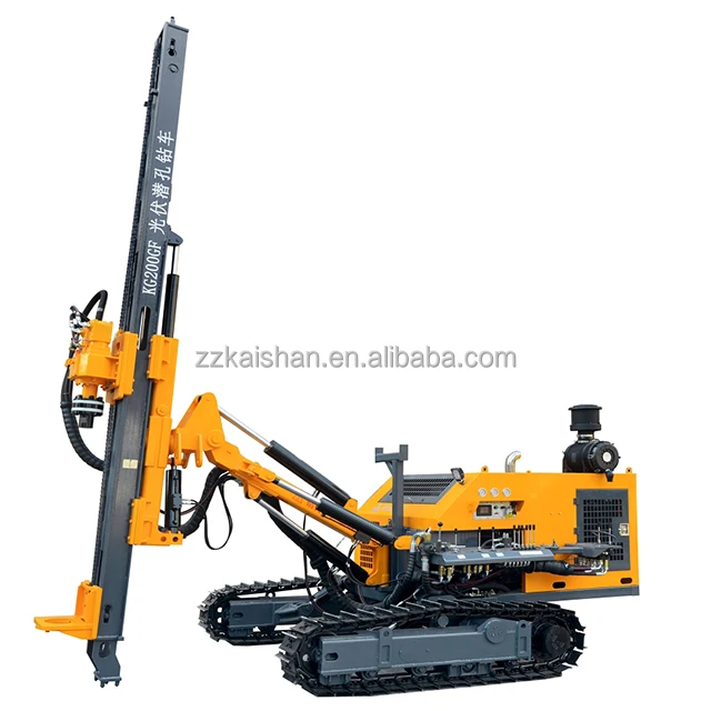 solar panel plant mounted pile driver solar vibratory pile driver