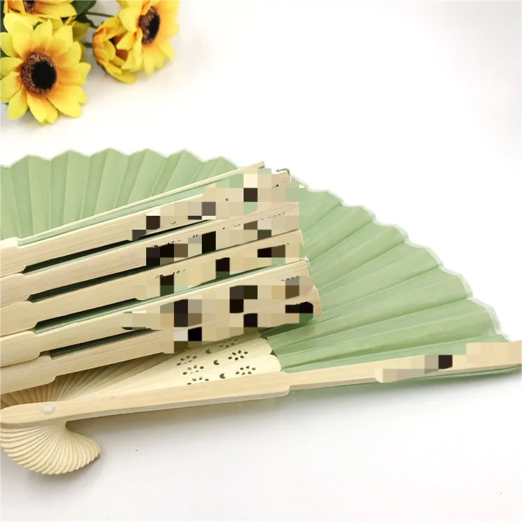 Handheld Fan Bamboo Fans Chinese Fan for DIY Decoration Wedding Dancing Party Summer