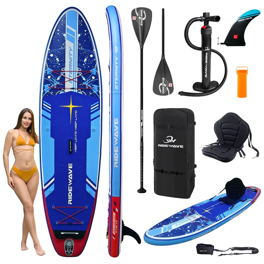 Dropshipping Sup Paddleboard Surfboard Factory Supply Inflatable Water Sports Board Drop Stitch Material ISUP Paddle SUP