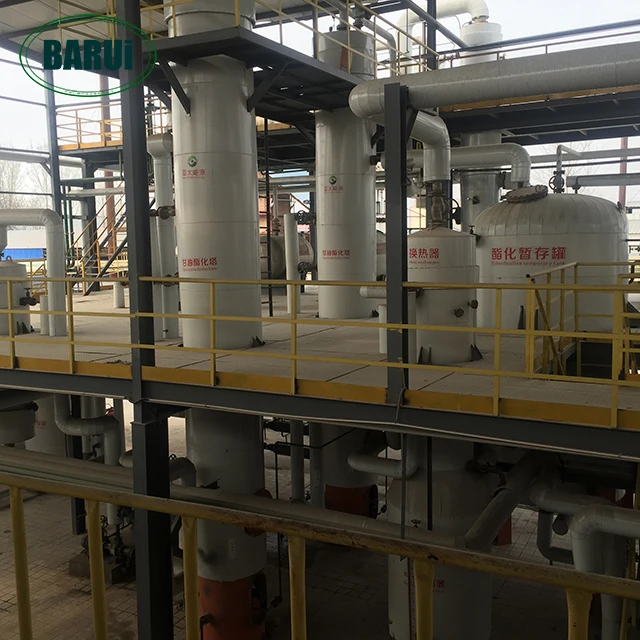 Waste used cooking oil recycling machine for biodiesel production technology